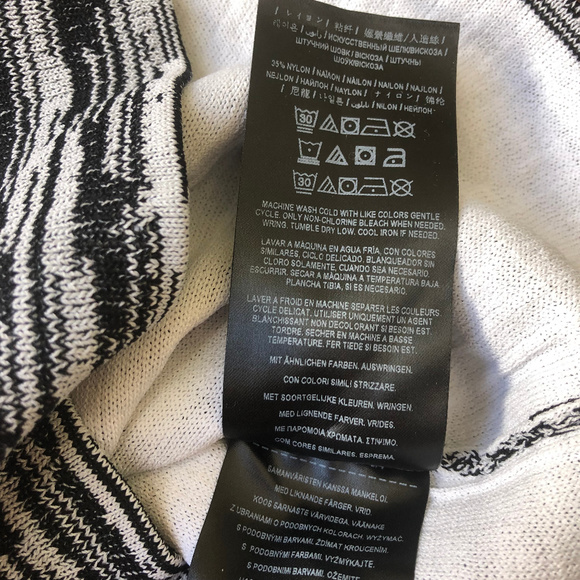 Guess Kaya Space Dye Sleeveless Black Crop Sweater - Picture 5 of 6